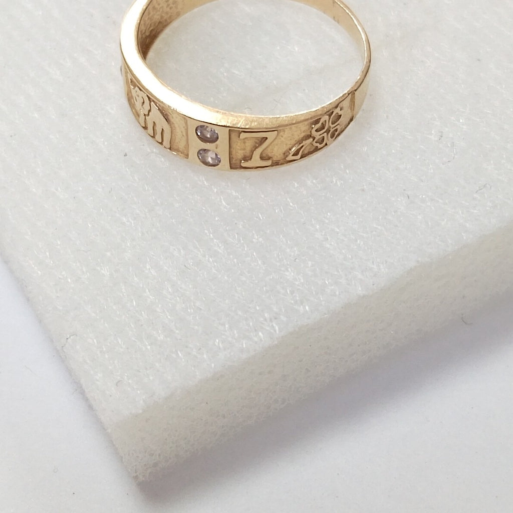 ARGOLLA DE LA SUERTE ORO 10 K 1,50 GRMS (SEMINUEVO)