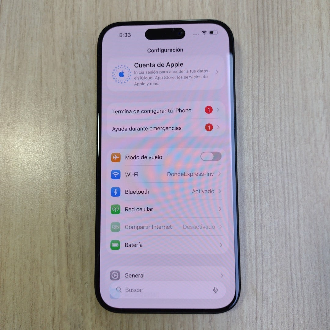 CELULAR APPLE IPHONE 15 PRO A3101 128 GB 8 GB RAM (SEMINUEVO)