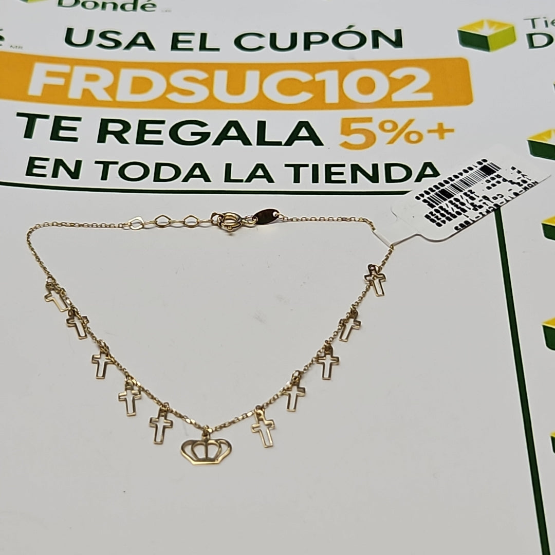 PULSERA ORO 10 K 0.9 GRMS (SEMINUEVO)