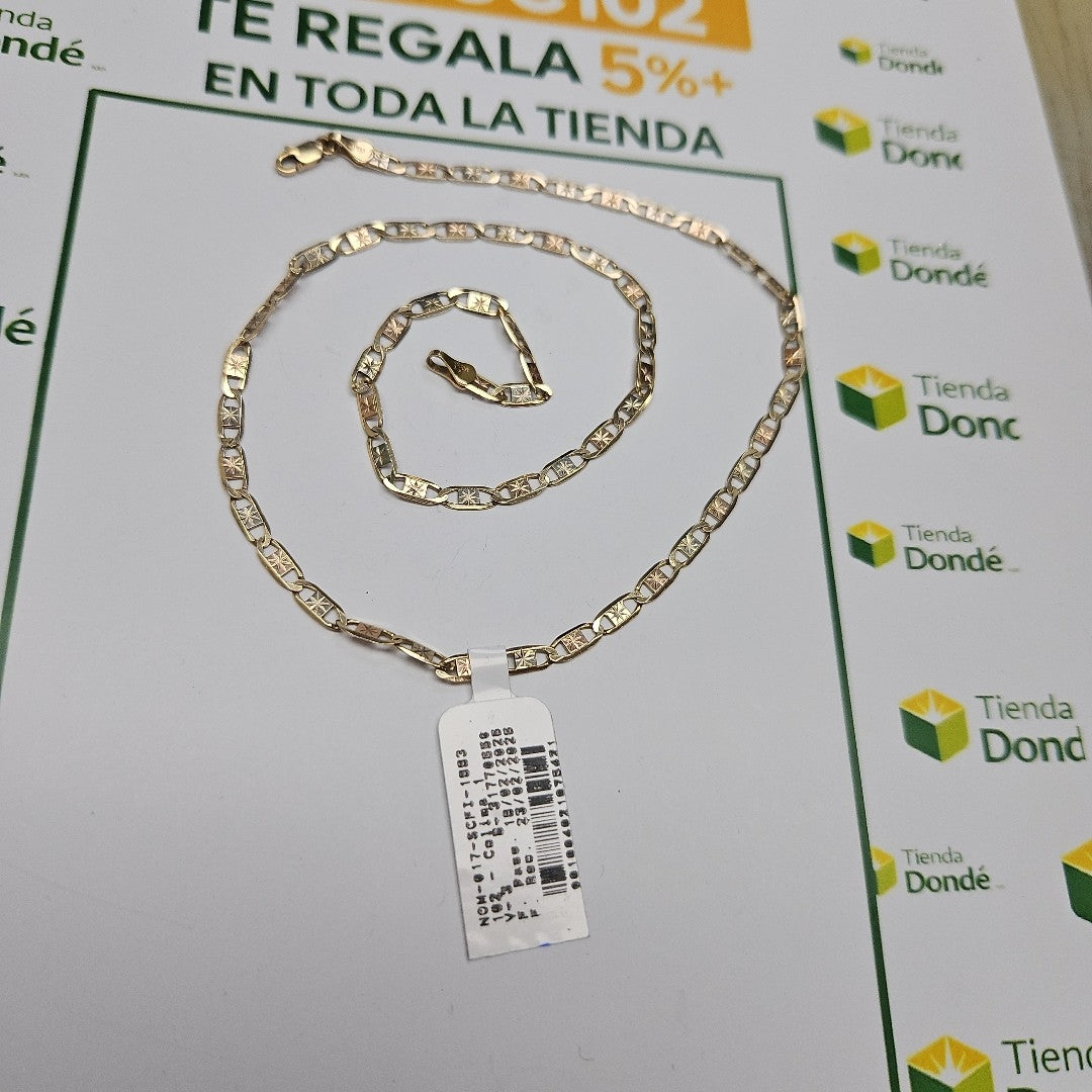 CADENA ORO 14 K 7,70 GRMS (SEMINUEVO)
