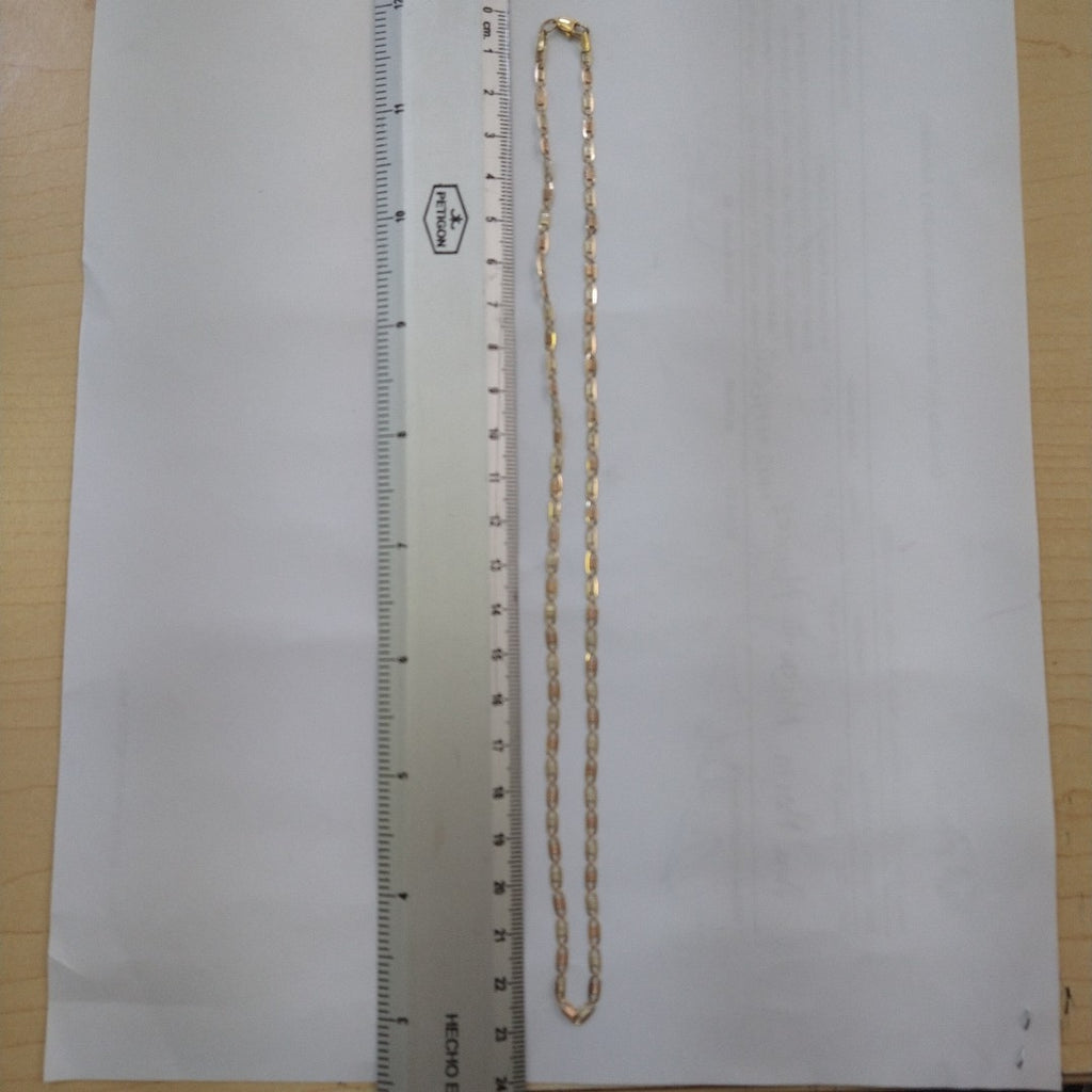 CADENA ORO COMBINADO 10 K 4,00 GRMS (SEMINUEVO)