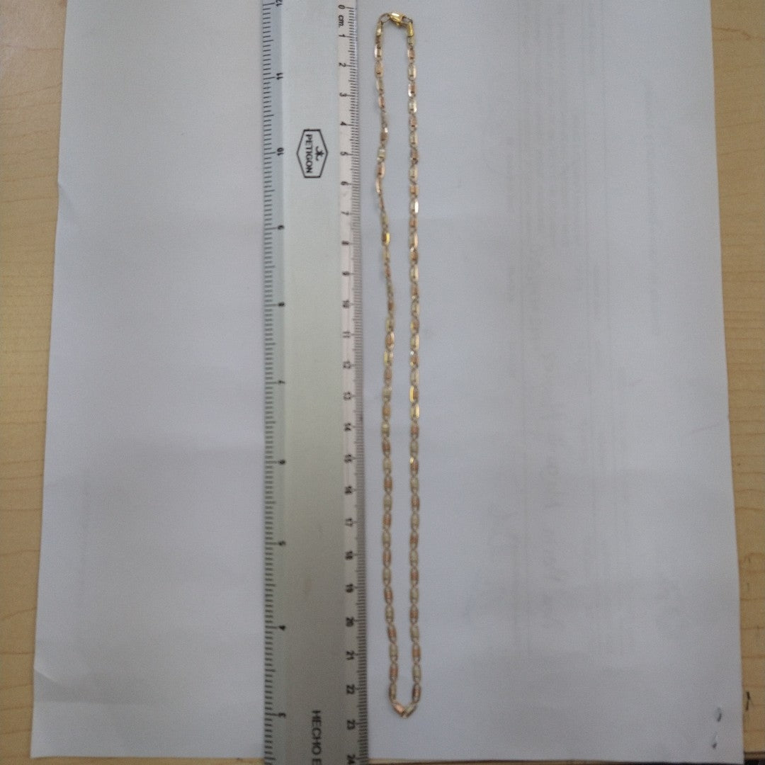 CADENA ORO COMBINADO 10 K 4,00 GRMS (SEMINUEVO)