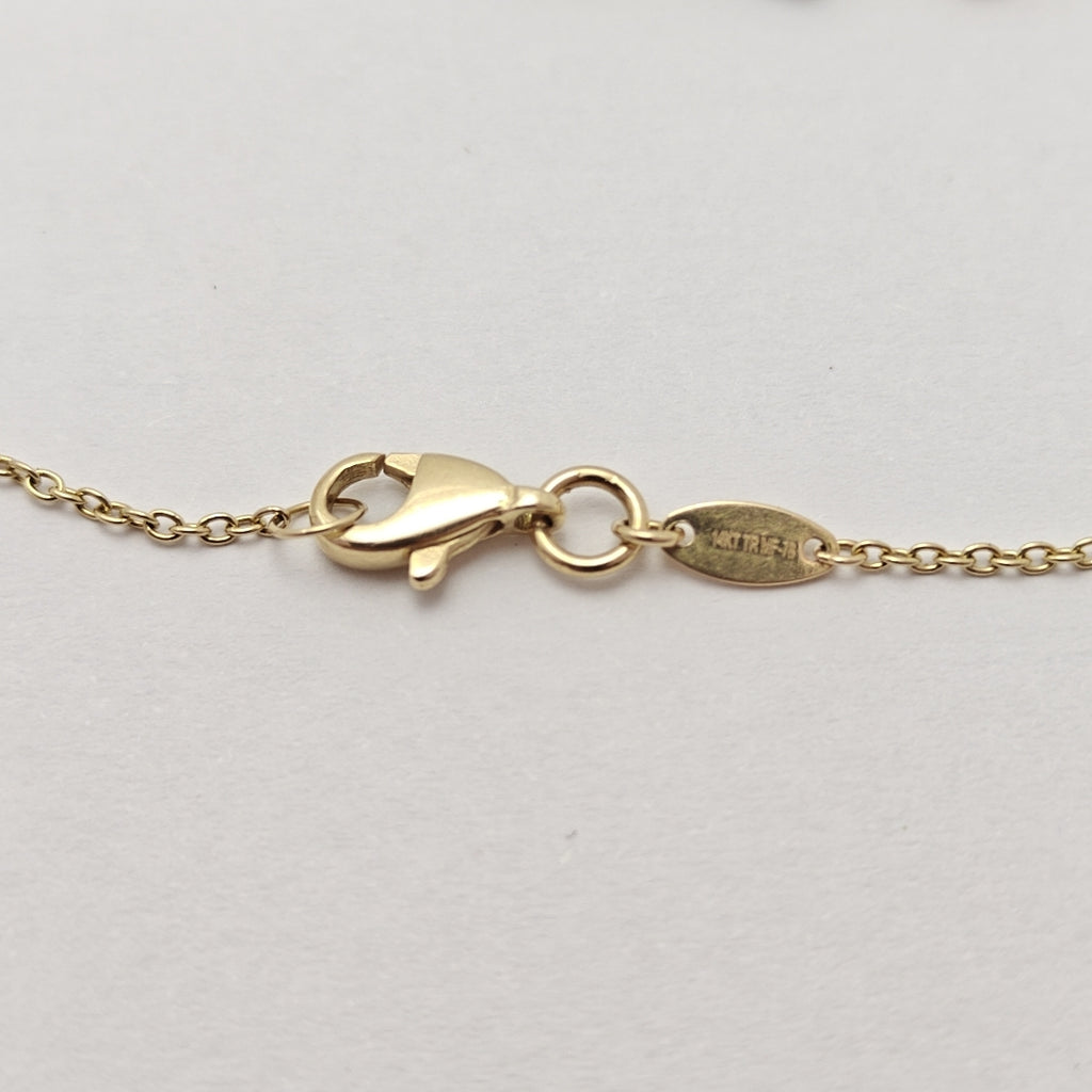 PULSERA ORO COMBINADO 14 K 2.3 GRMS (SEMINUEVO)