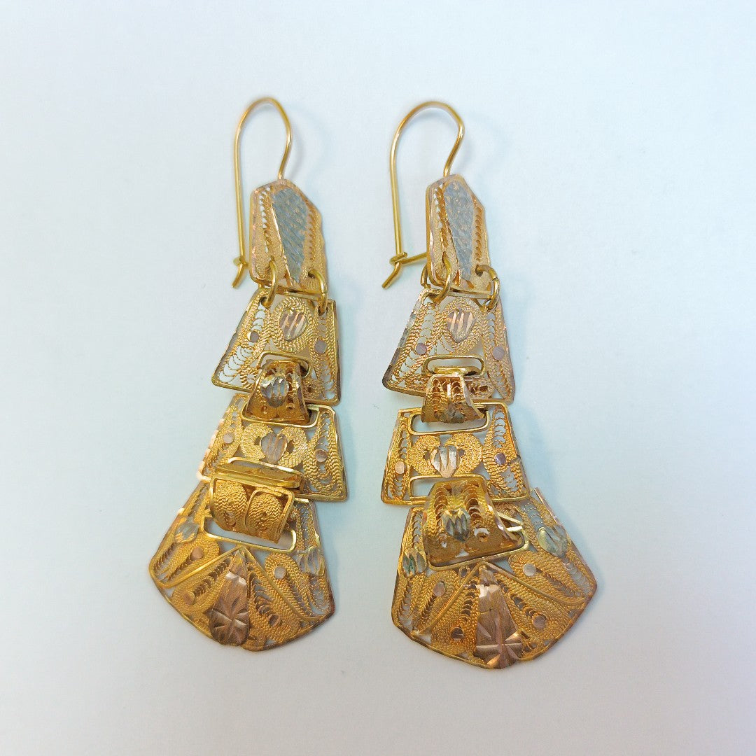 ARETES PAR ORO 8 K 12,90 GRMS (SEMINUEVO)