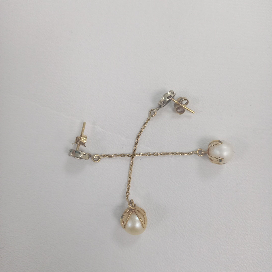 BROQUELES PAR ORO 14 K 4 GRMS (SEMINUEVO)