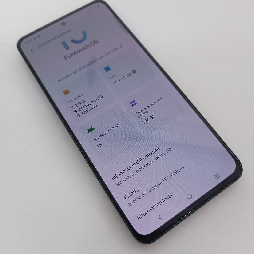 CELULAR VIVO V30 LITE V2314 (2023) 256 GB 12 GB RAM (SEMINUEVO)