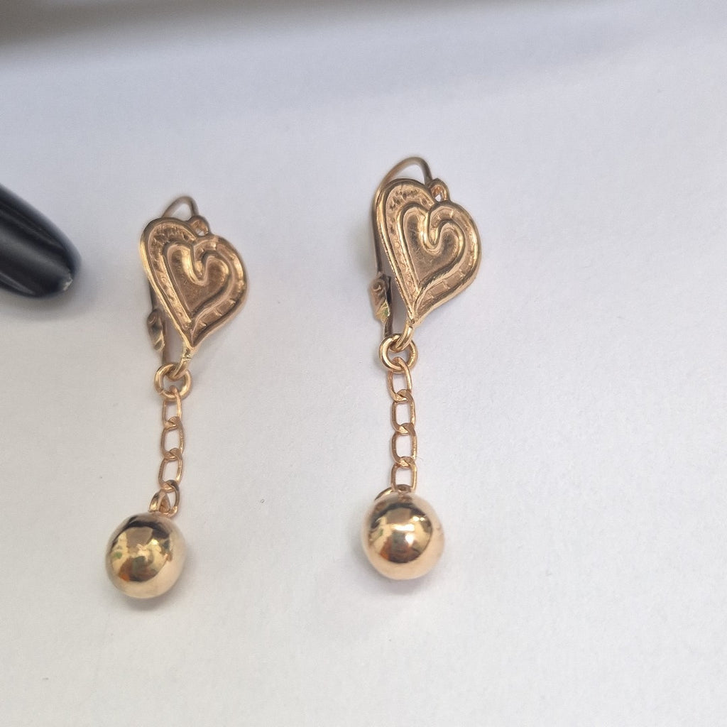 ARETES PAR ORO 8 K 3.2 GRMS (SEMINUEVO)