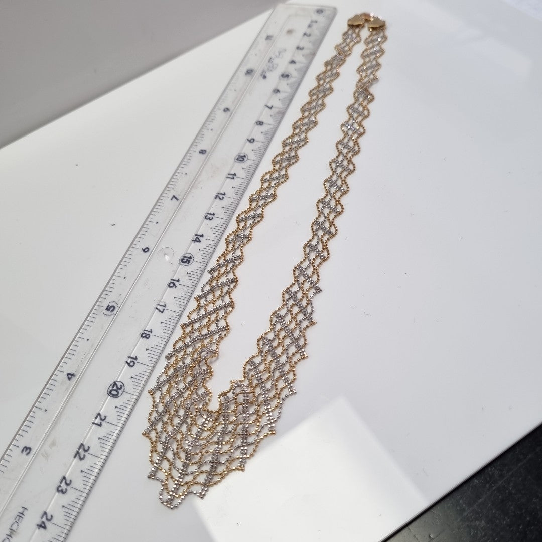 GARGANTILLA ORO 14 K 13.3 GRMS (SEMINUEVO)