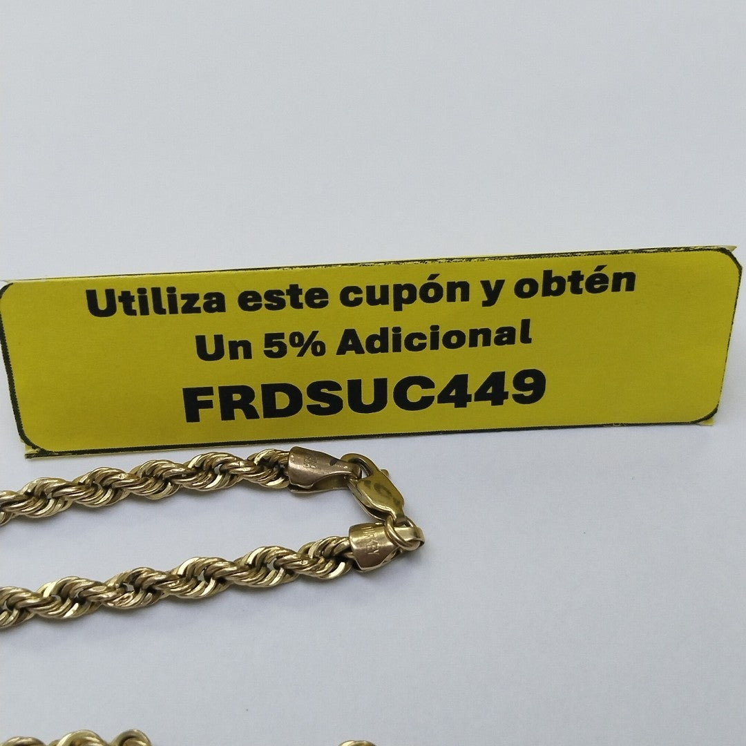 CADENA ORO 10 K 7.2 GRMS (SEMINUEVO)