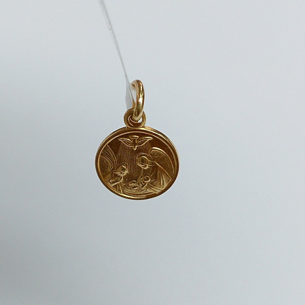 MEDALLA RELIGIOSA ORO 10 K 0,80 GRMS (SEMINUEVO)