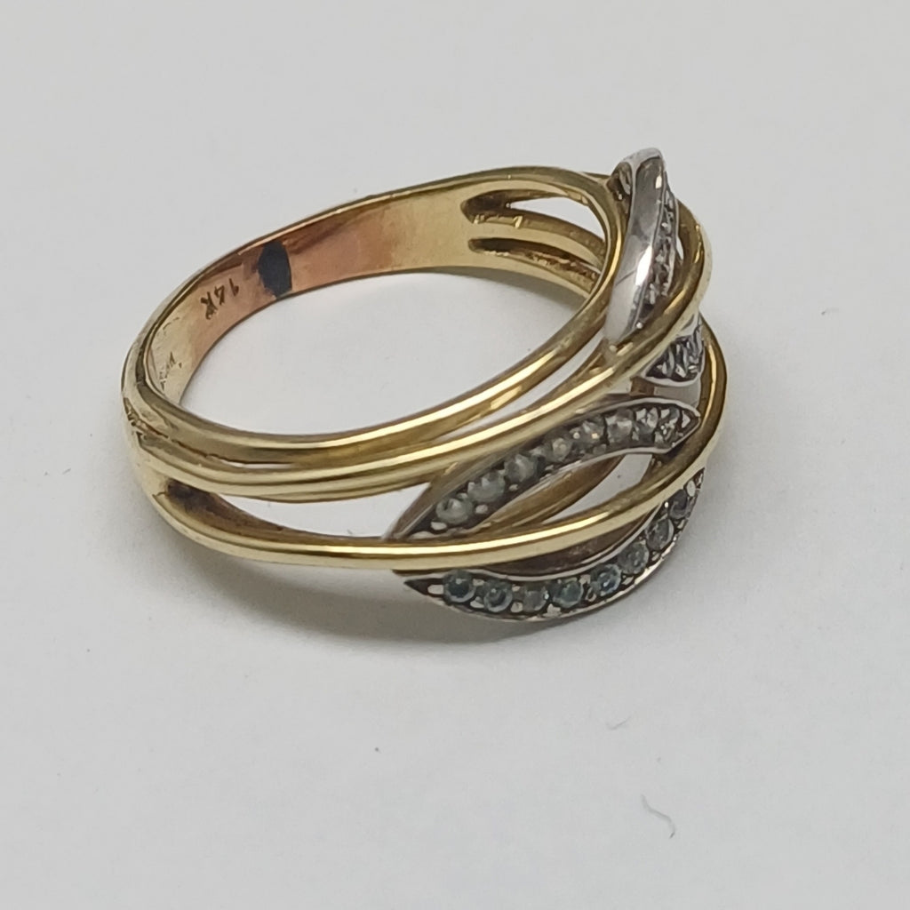 ANILLO ORO 14 K 4,80 GRMS (SEMINUEVO)