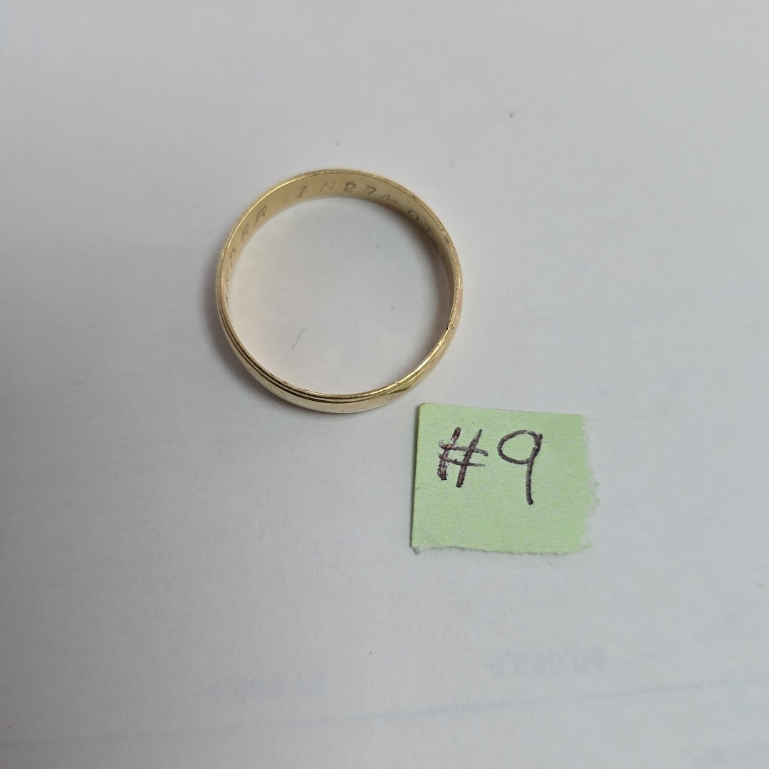 ARGOLLA ORO 14 K 3.1 GRMS (SEMINUEVO)