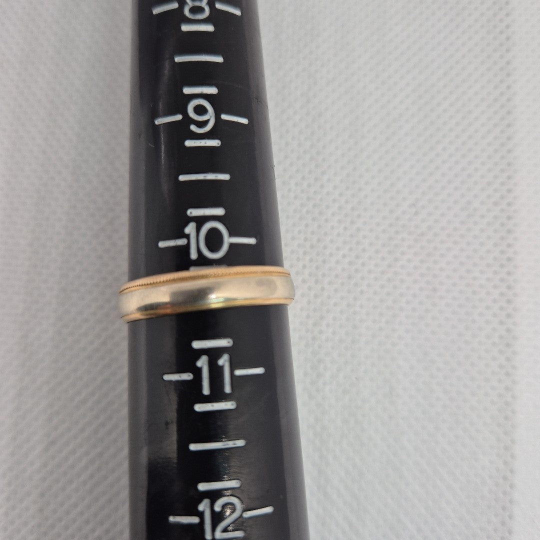 ARGOLLA ORO COMBINADO 18 K 4,10 GRMS (SEMINUEVO)