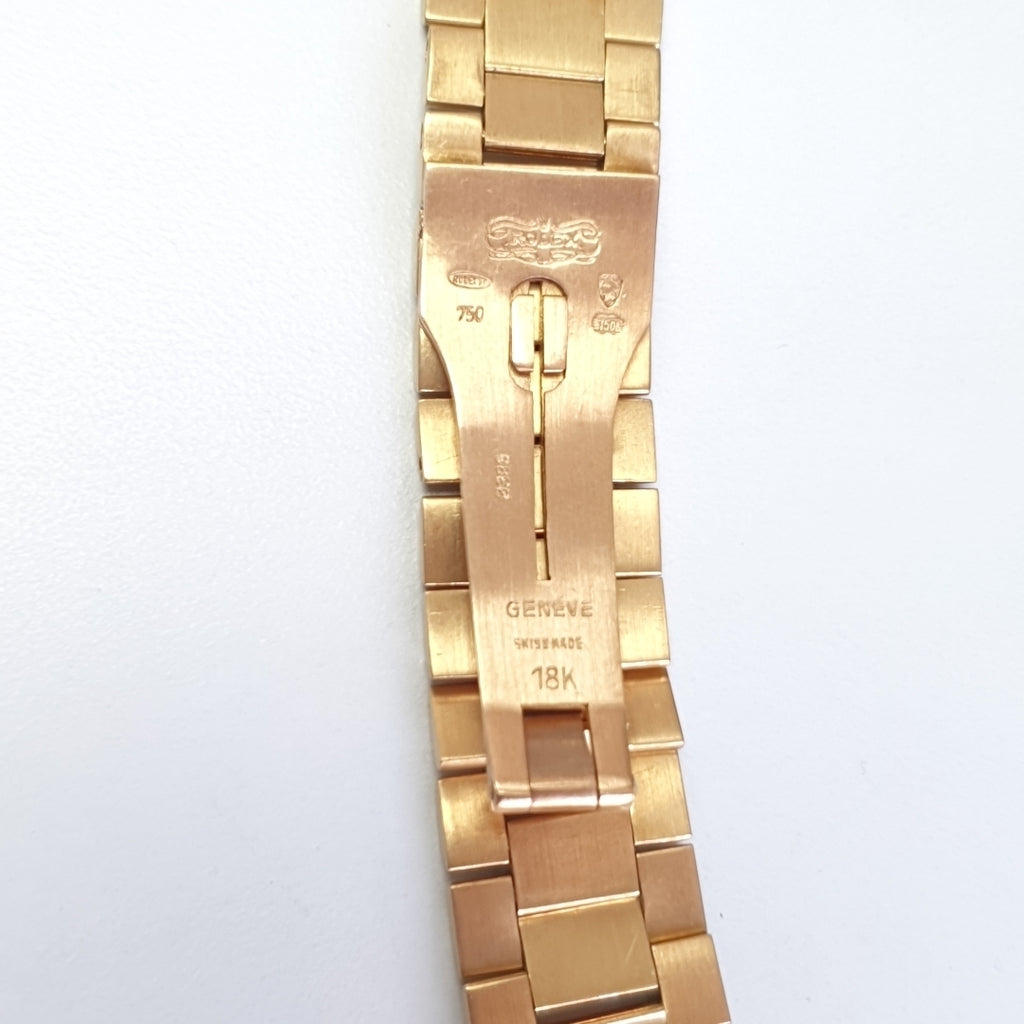 RELOJ CAJA Y PULSO ORO ORO 18 K 133.4 GRMS (SEMINUEVO)