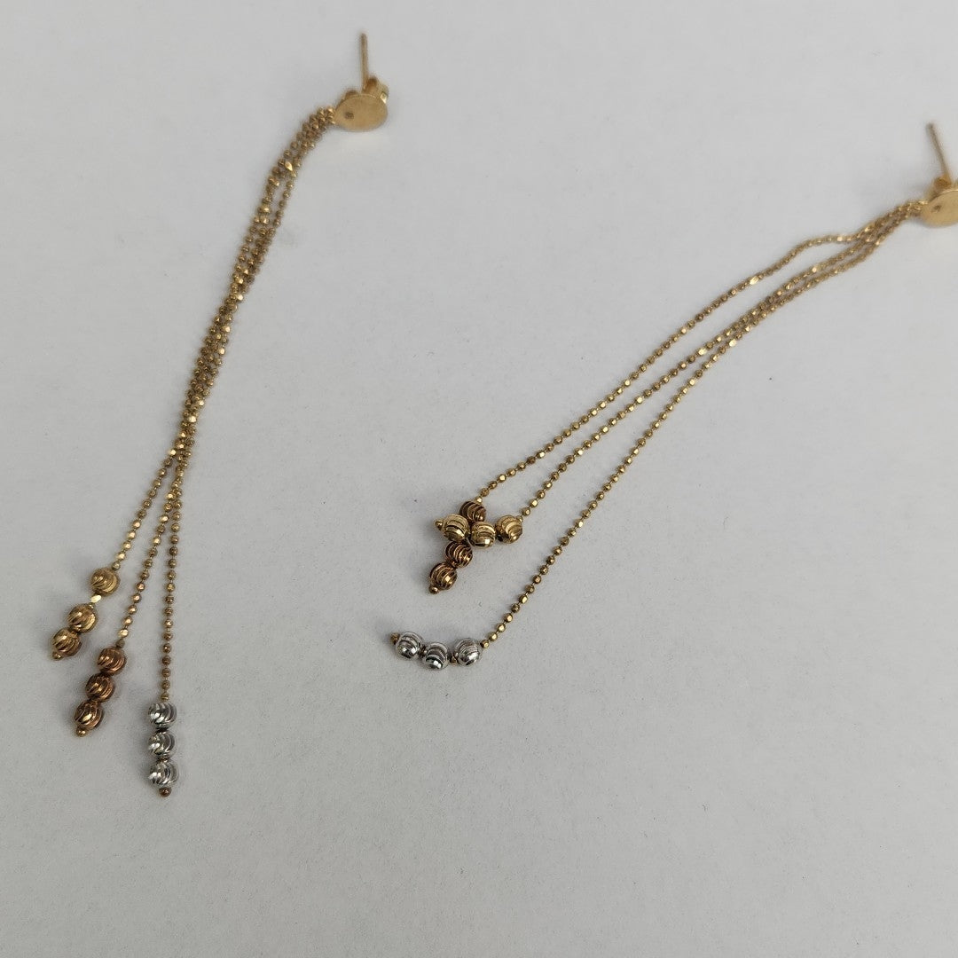 ARETES PAR ORO 10 K 3.3 GRMS (SEMINUEVO)
