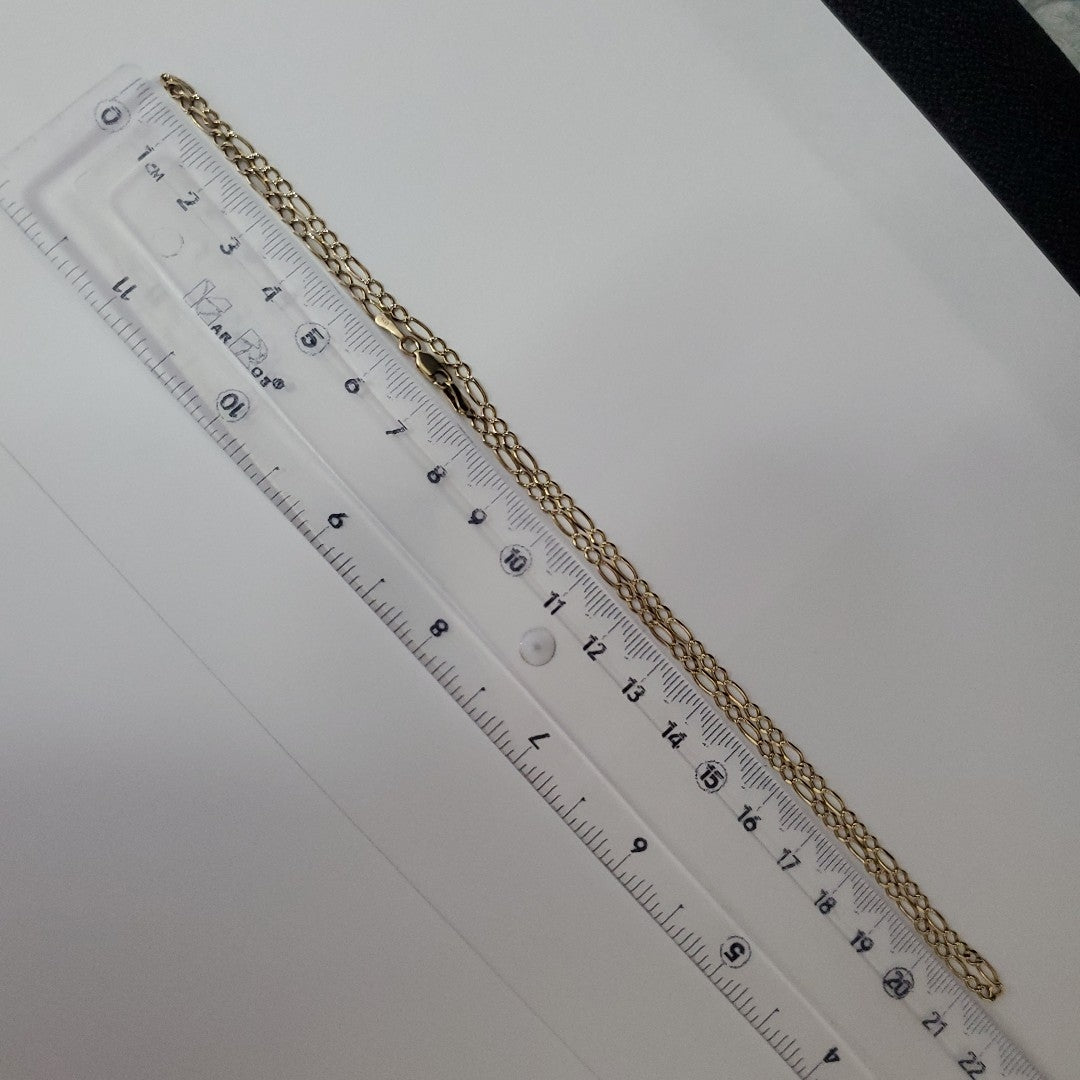 CADENA ORO, RODIADO 14 K 3.3 GRMS (SEMINUEVO)