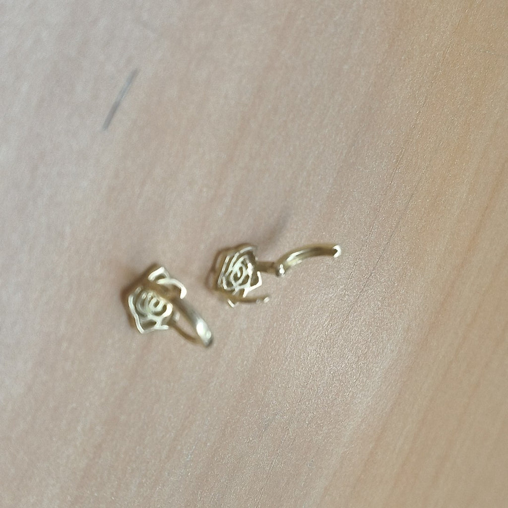 ARETES PAR ORO 14 K 1 GRMS (SEMINUEVO)