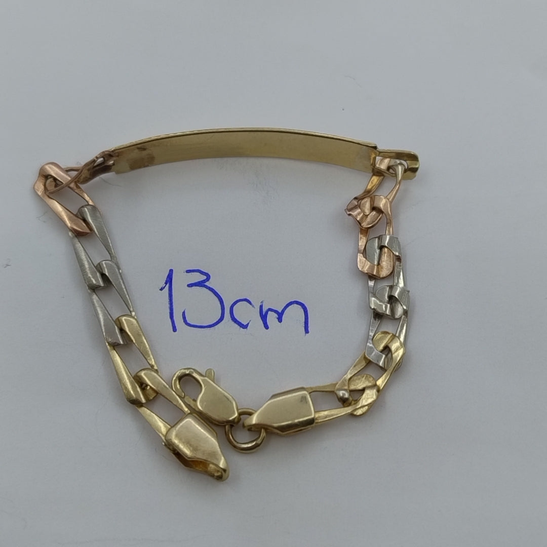 ESCLAVA ORO COMBINADO 10 K 3.5 GRMS (SEMINUEVO)