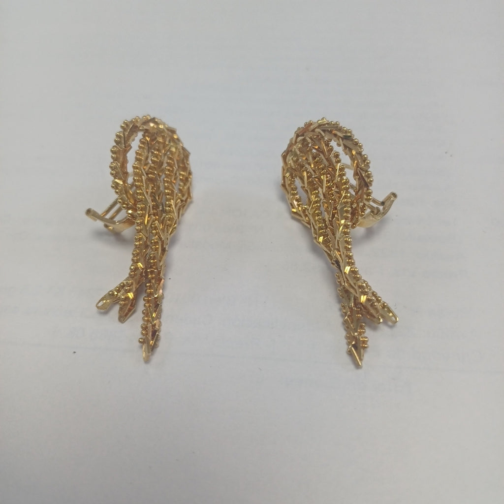 BROQUELES PAR ORO 18 K 18 GRMS (SEMINUEVO)