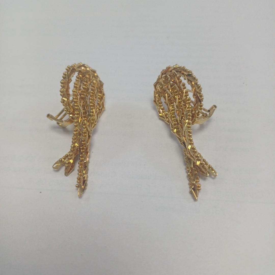 BROQUELES PAR ORO 18 K 18 GRMS (SEMINUEVO)