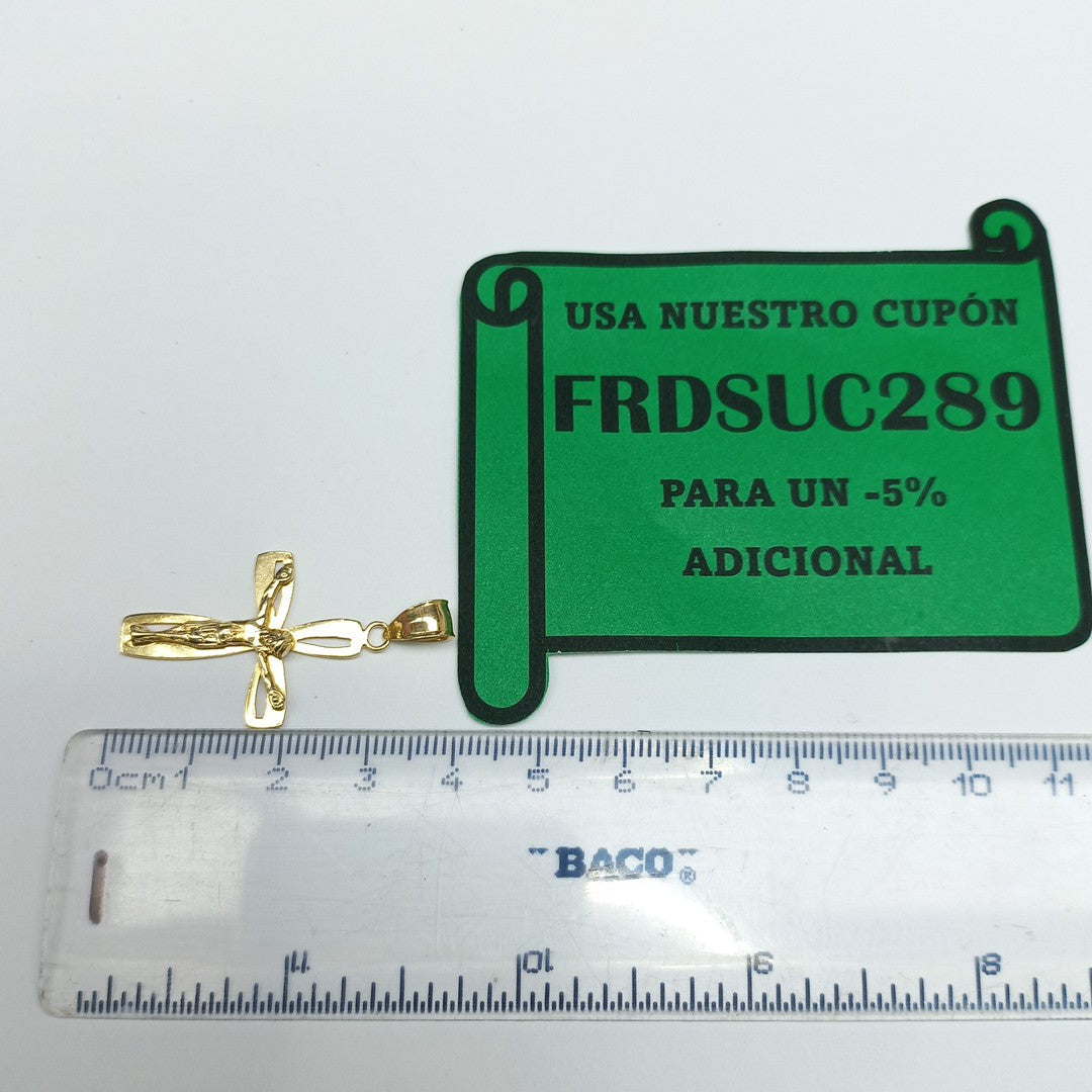 CRUCIFIJO ORO 14 K 2,50 GRMS (SEMINUEVO)