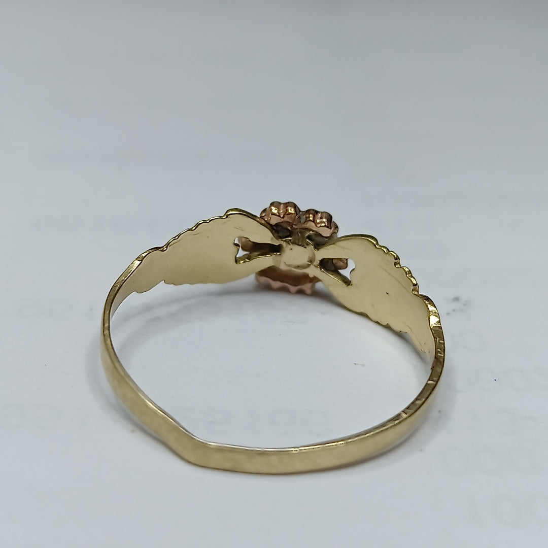 ANILLITO ORO,ORO COMBINADO 14 K 1,30 GRMS (SEMINUEVO)