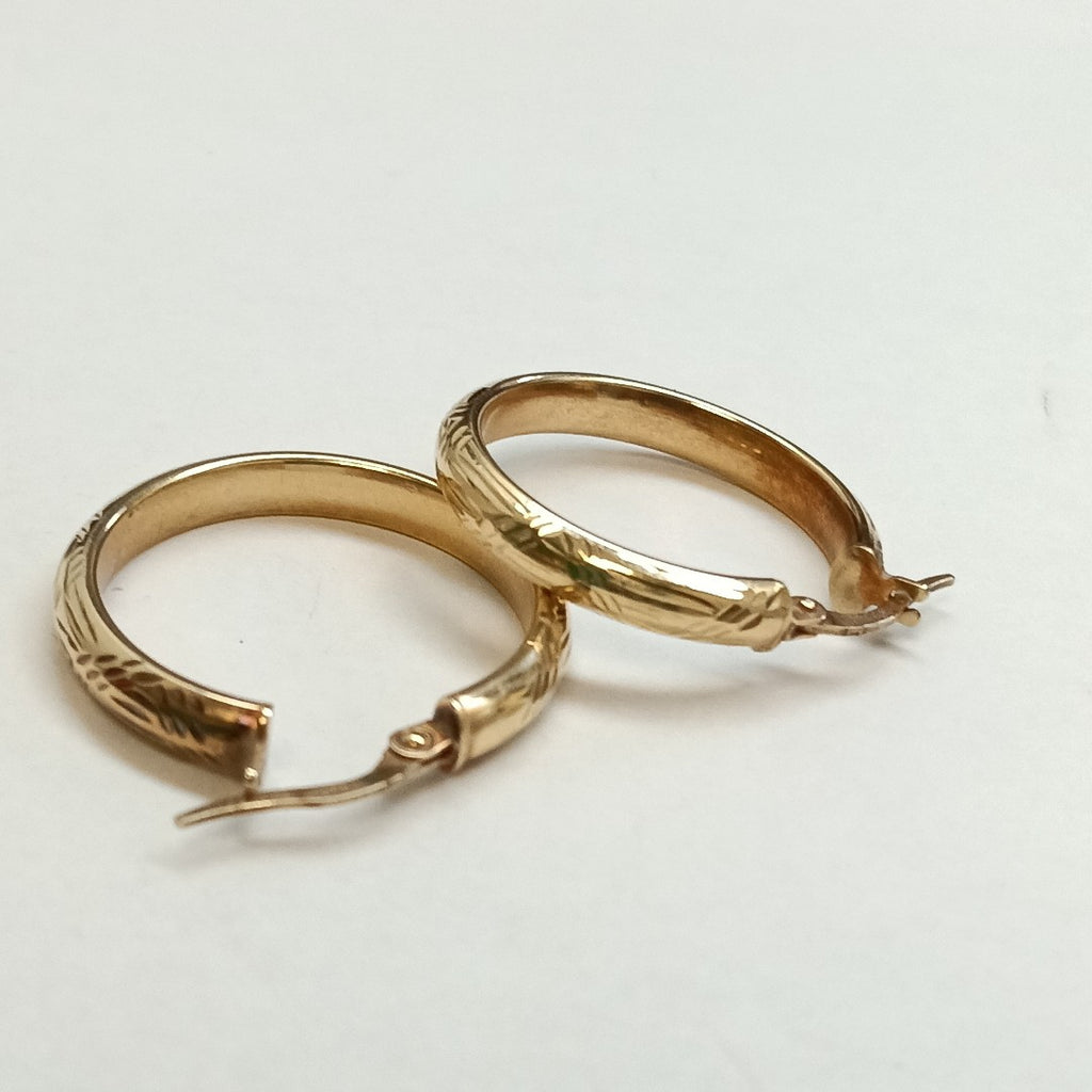 ARRACADAS PAR ORO 14 K 2.5 GRMS (SEMINUEVO)