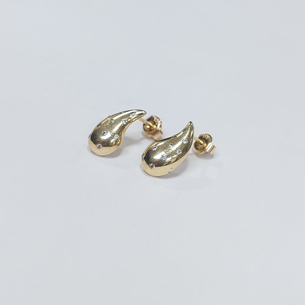 BROQUELES ORO 14K 2.1 (NUEVO)