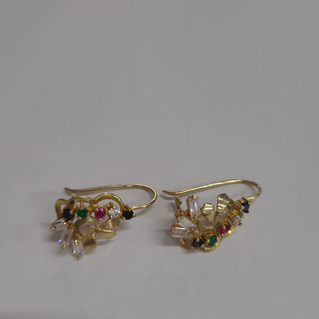 ARETES PAR ORO 14 K 3,20 GRMS (SEMINUEVO)