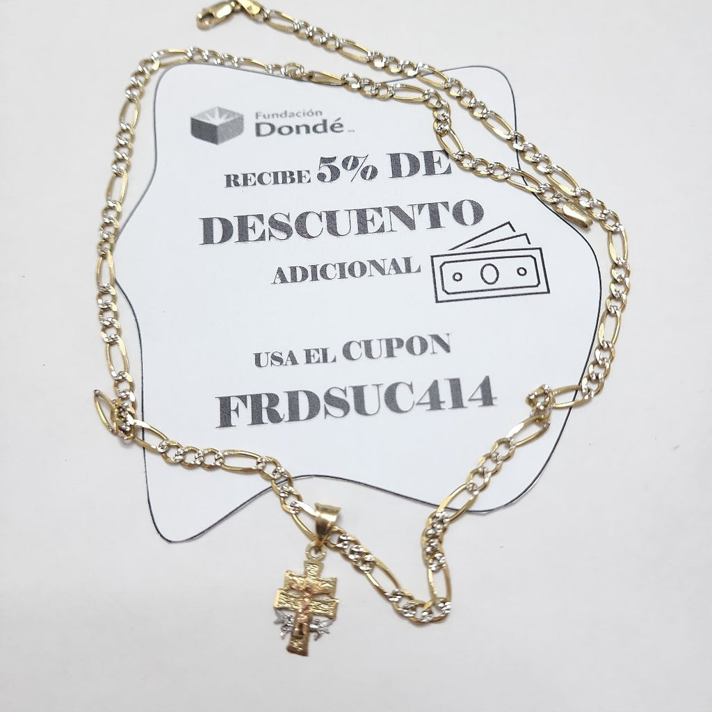 CADENA, DIJE ORO 14 K 11.4 GRMS (SEMINUEVO)