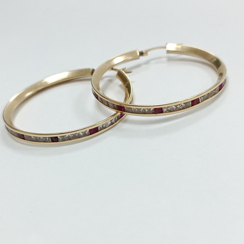 ARRACADAS PAR ORO 14 K 6 GRMS (SEMINUEVO)