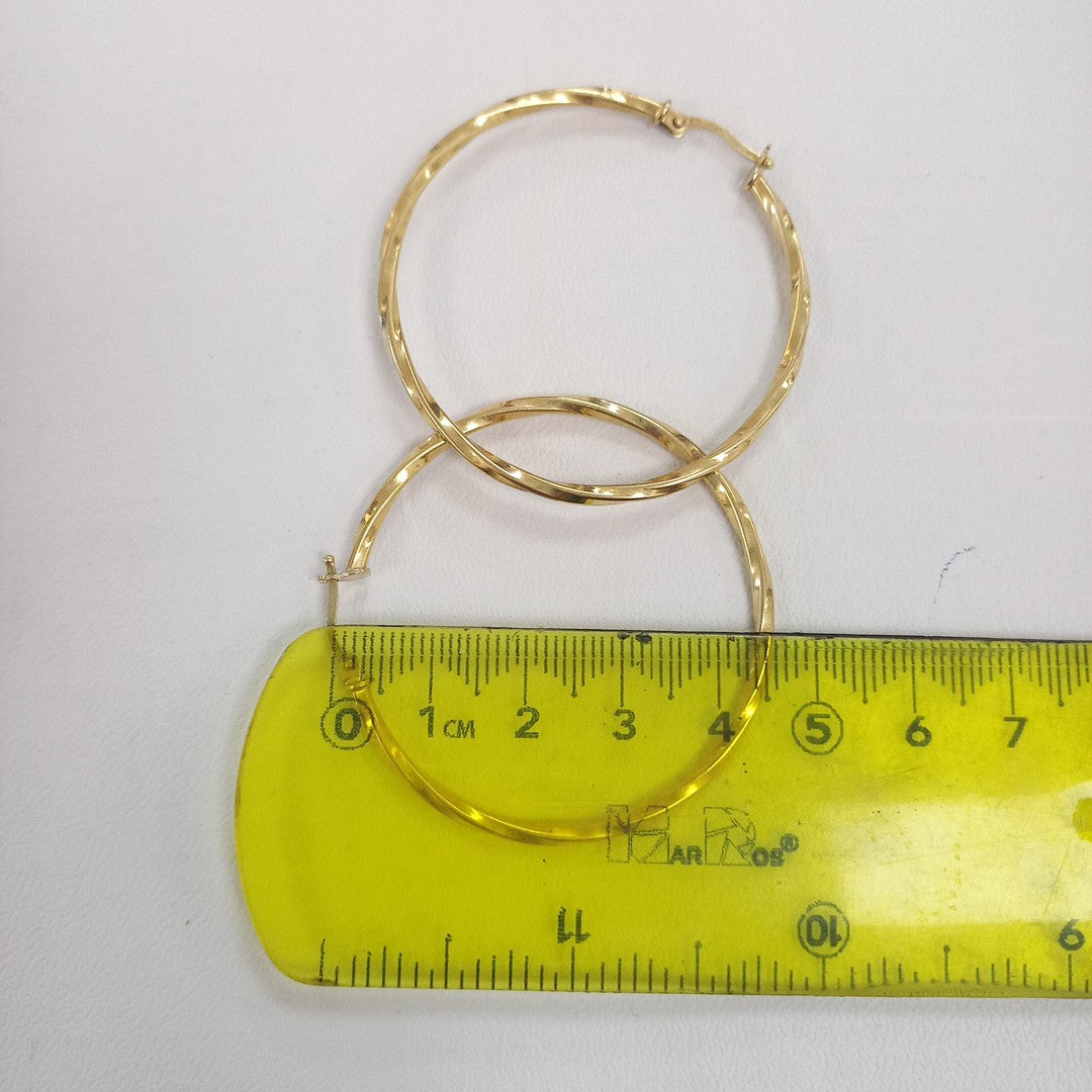 ARRACADAS PAR ORO 14 K 3.5 GRMS (SEMINUEVO)