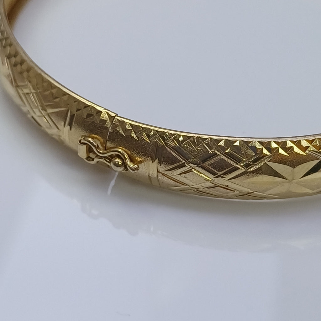 PULSERA RIGIDA ORO 14 K 9.5 GRMS (SEMINUEVO)