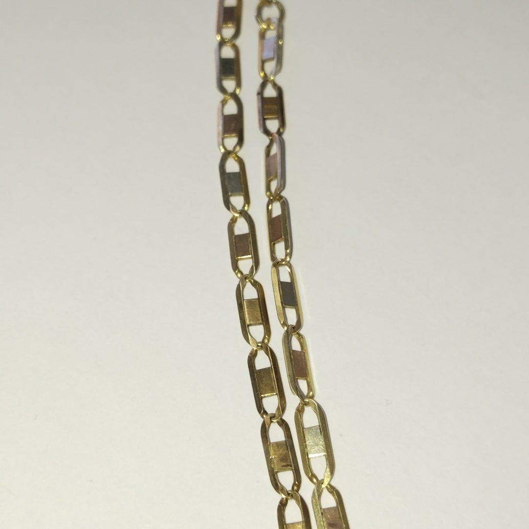 CADENA ORO COMBINADO 10 K 6,80 GRMS (SEMINUEVO)