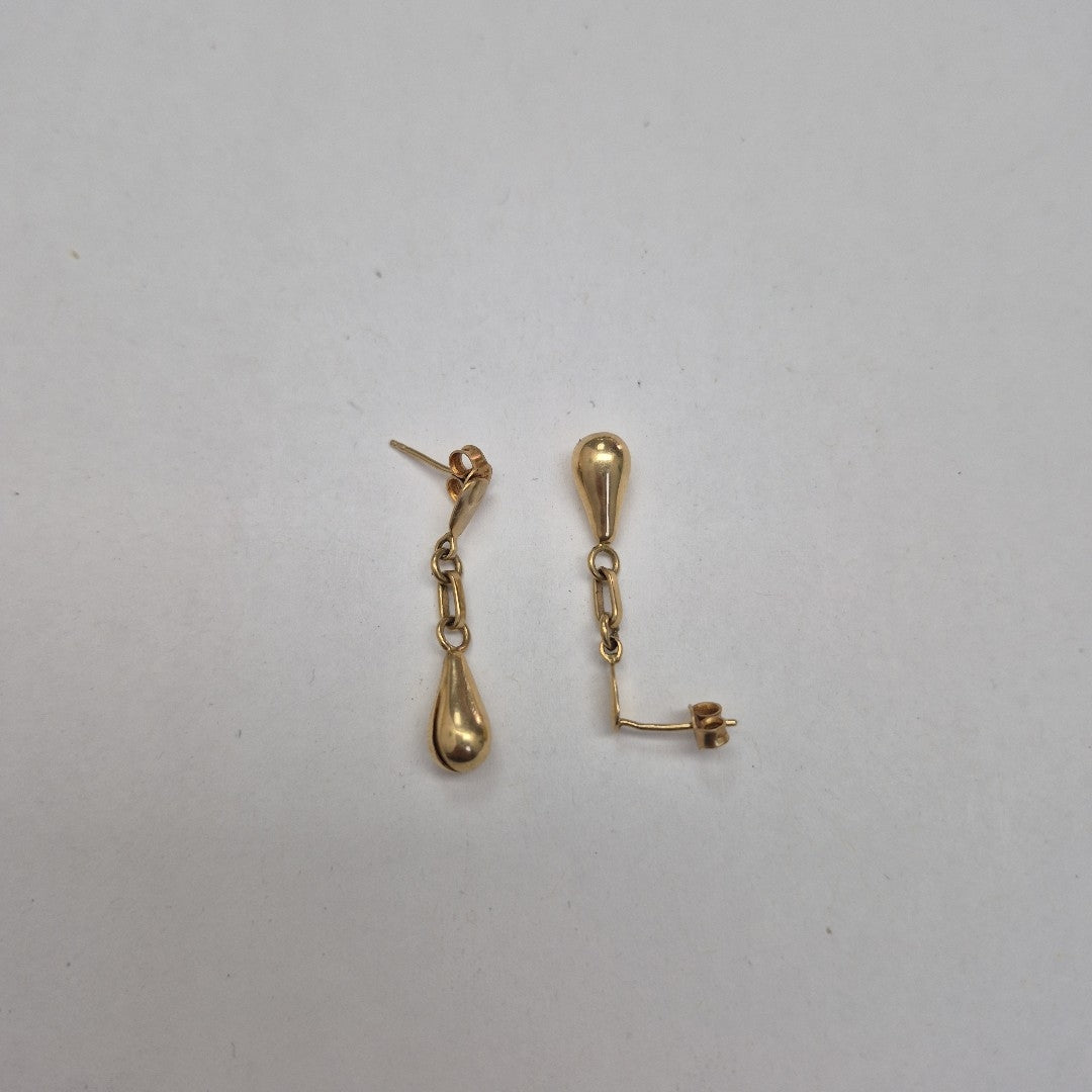 ARETES PAR ORO 14 K 2,30 GRMS (SEMINUEVO)