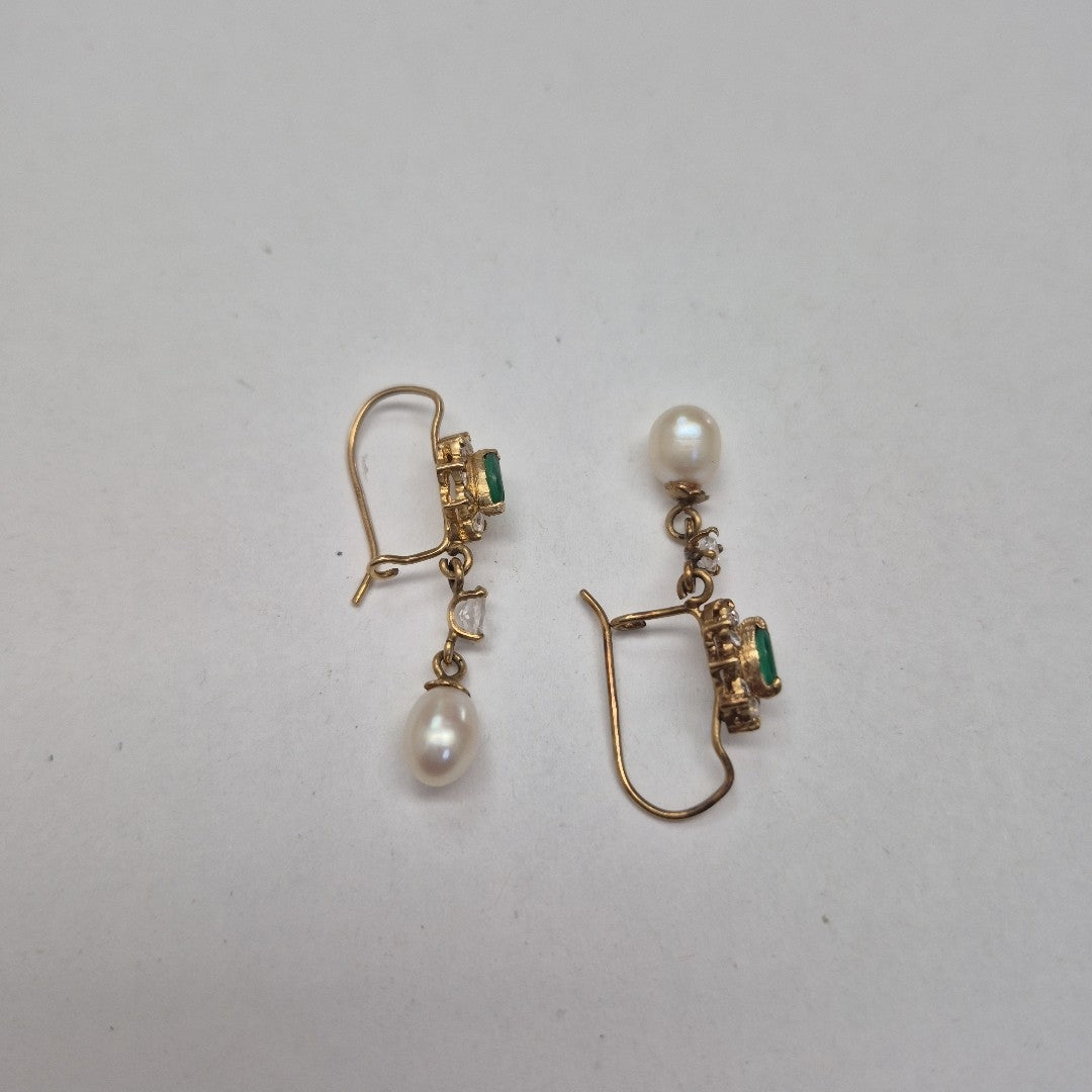 ARETES PAR ORO 10 K 3,50 GRMS (SEMINUEVO)