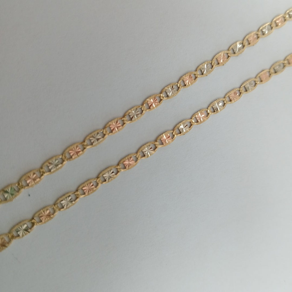 CADENA, MEDALLA RELIGIOSA ORO 14 K 6.1 GRMS (SEMINUEVO)