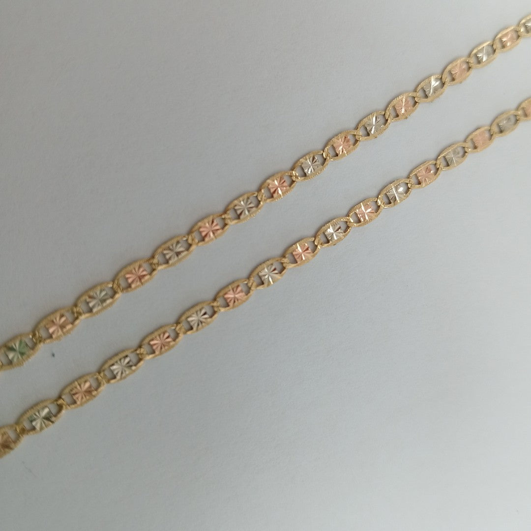 CADENA, MEDALLA RELIGIOSA ORO 14 K 6.1 GRMS (SEMINUEVO)