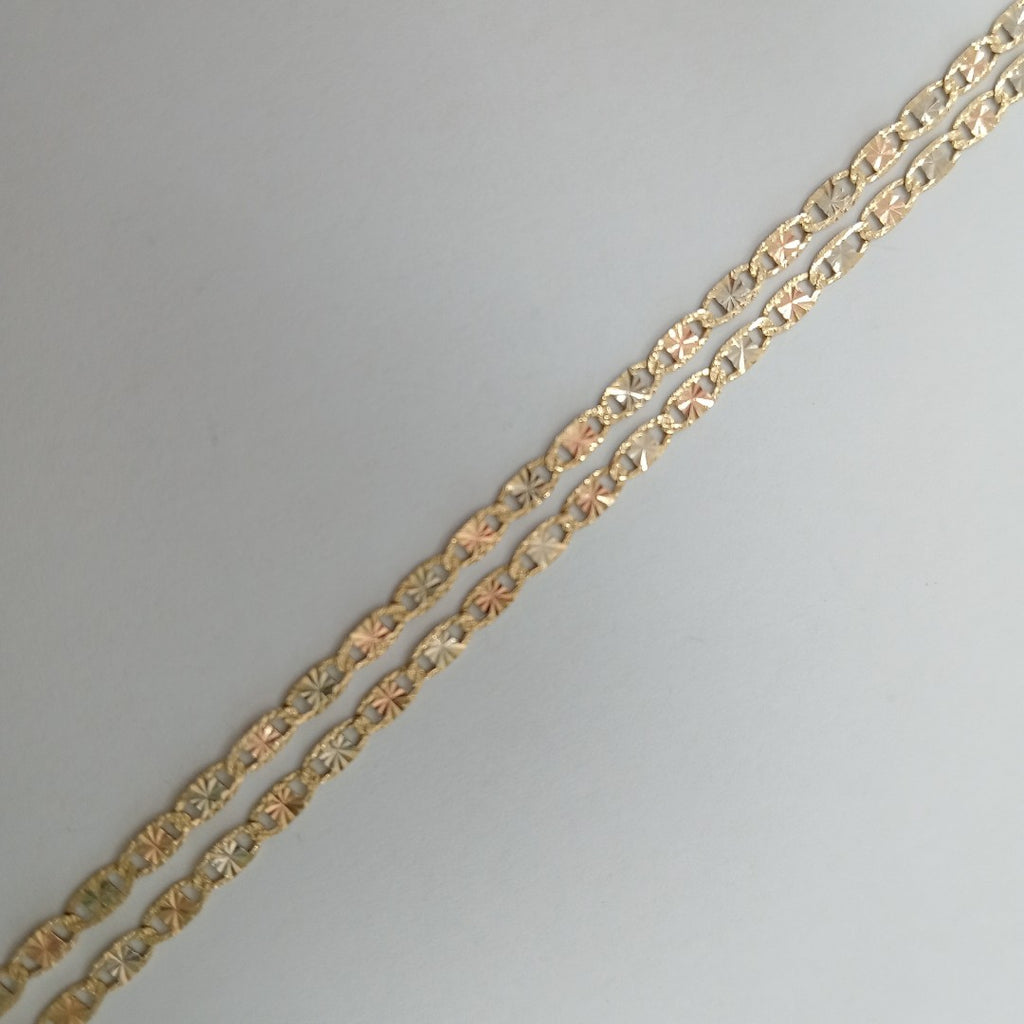 CADENA, MEDALLA RELIGIOSA ORO 14 K 6.2 GRMS (SEMINUEVO)