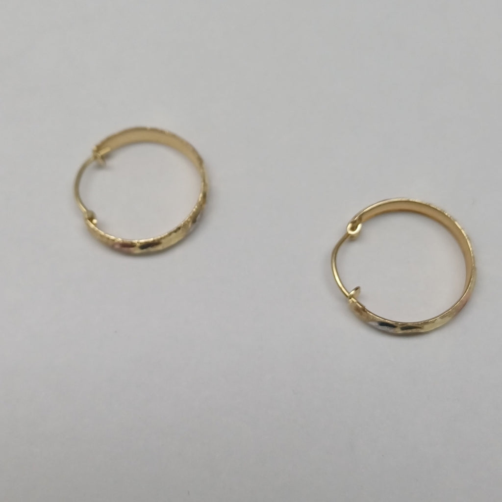 ARRACADAS PAR ORO 10 K 1.7 GRMS (SEMINUEVO)