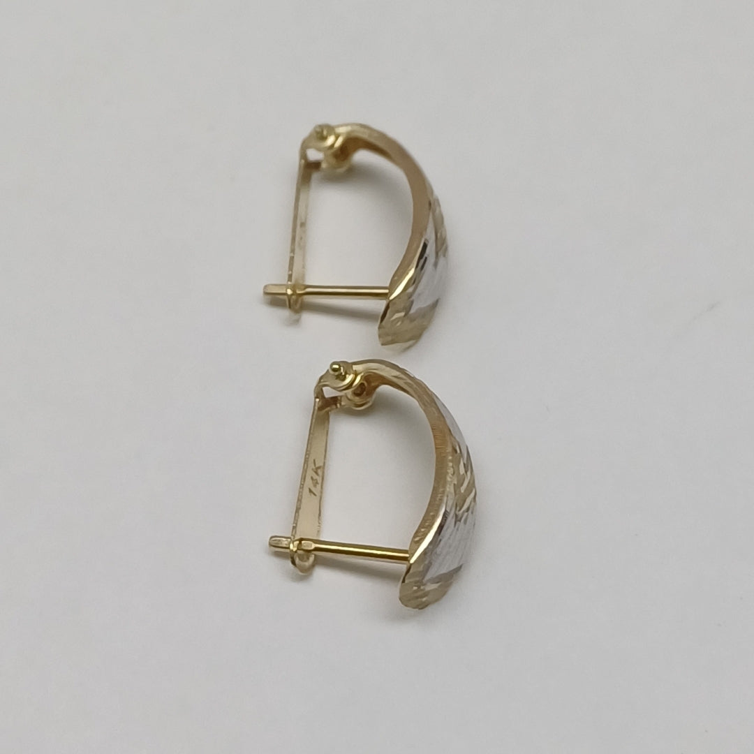 ARETES PAR ORO 14 K 1.5 GRMS (SEMINUEVO)