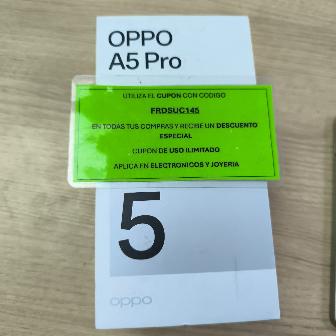 CELULAR OPPO  A5 PRO CPH2711 (2025) 256 GB 8 GB RAM (SEMINUEVO)