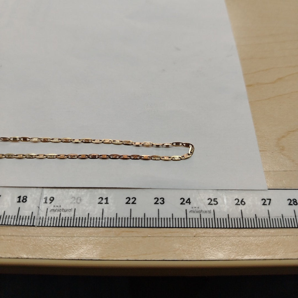 CADENA ORO, ORO COMBINADO 14 K 3 GRMS (SEMINUEVO)