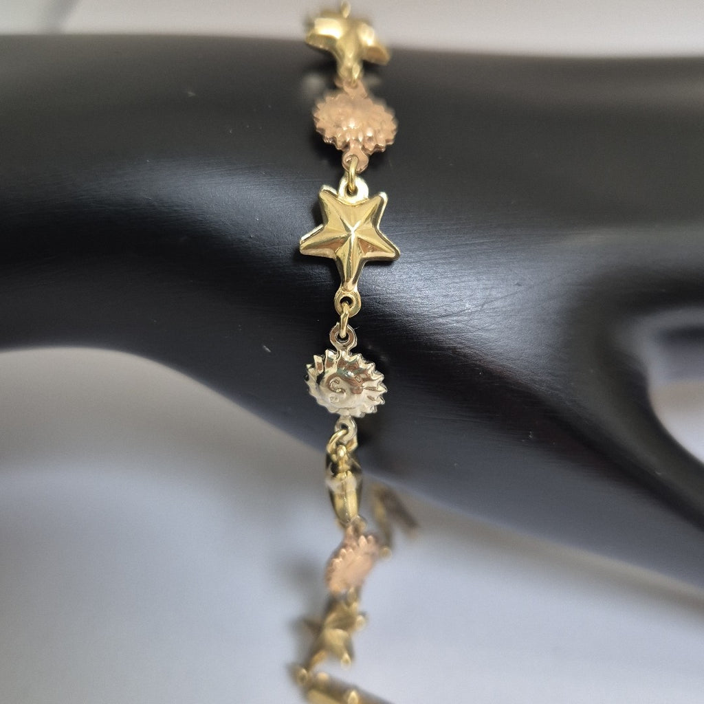 PULSERA ORO,ORO COMBINADO 14 K 6,20 GRMS (SEMINUEVO)