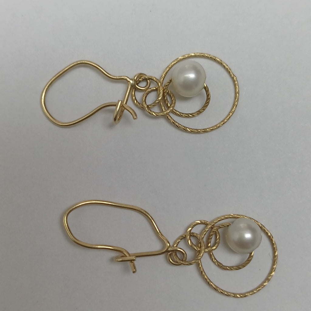 ARETES PAR ORO 10 K 1.3 GRMS (SEMINUEVO)