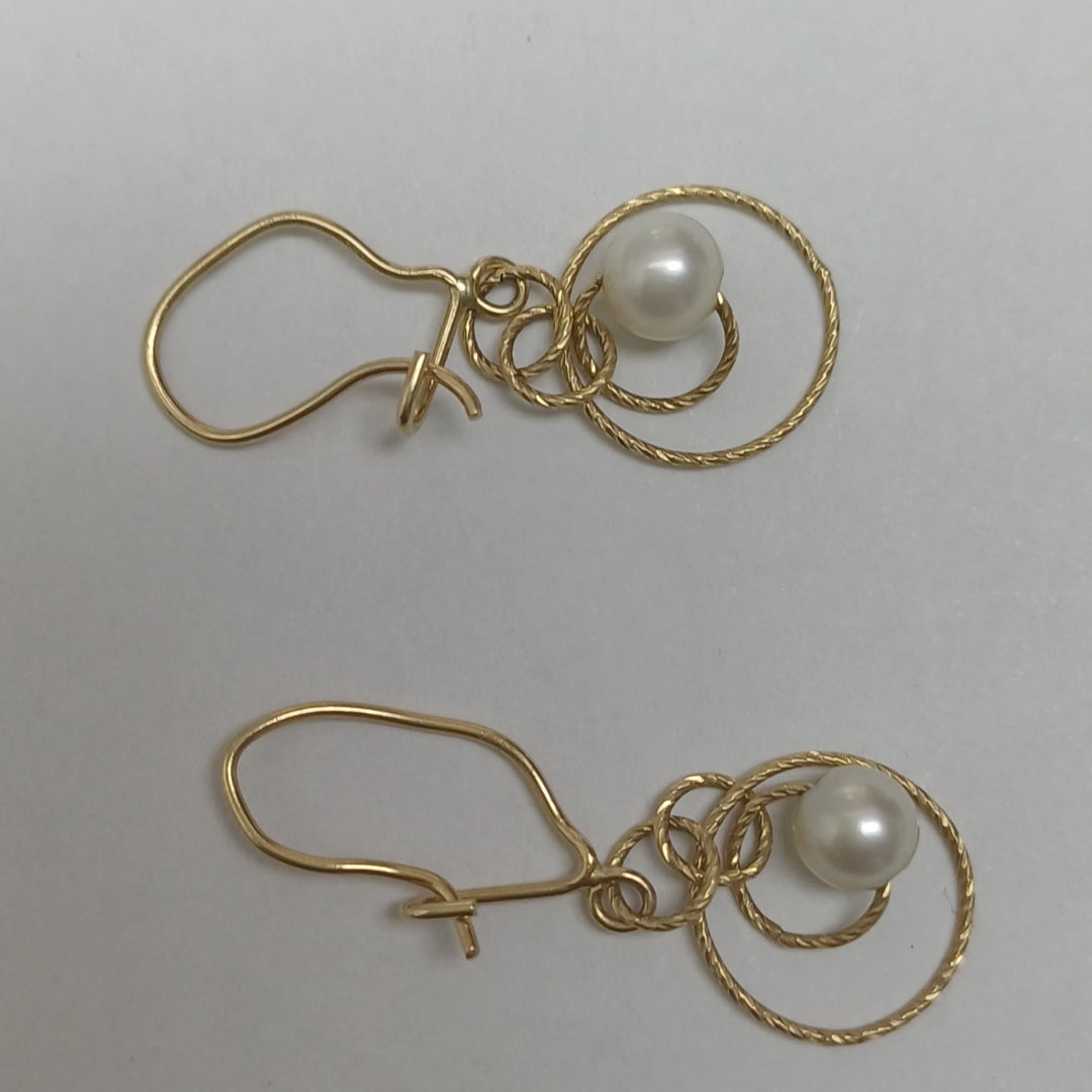 ARETES PAR ORO 10 K 1.3 GRMS (SEMINUEVO)