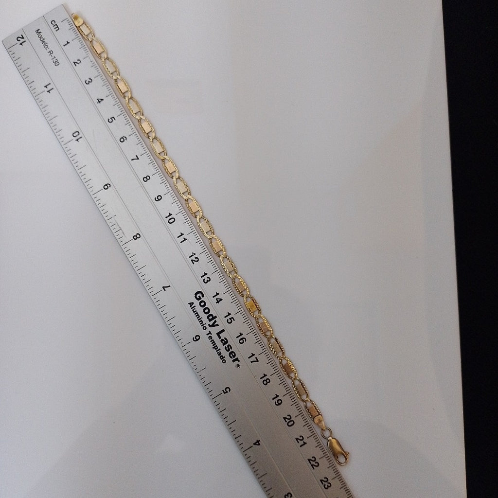 PULSERA ORO, ORO COMBINADO 14 K 8.7 GRMS (SEMINUEVO)