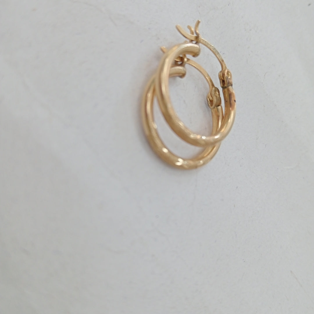 ARRACADAS PAR ORO 14 K 1,30 GRMS (SEMINUEVO)
