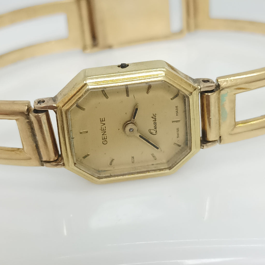 K1 26,30 GRMS 14 K ESPECIFICACIONES COMPLEMENTARIAS RELOJ CAJA ACERO PULSO ORO (SEMINUEVO)