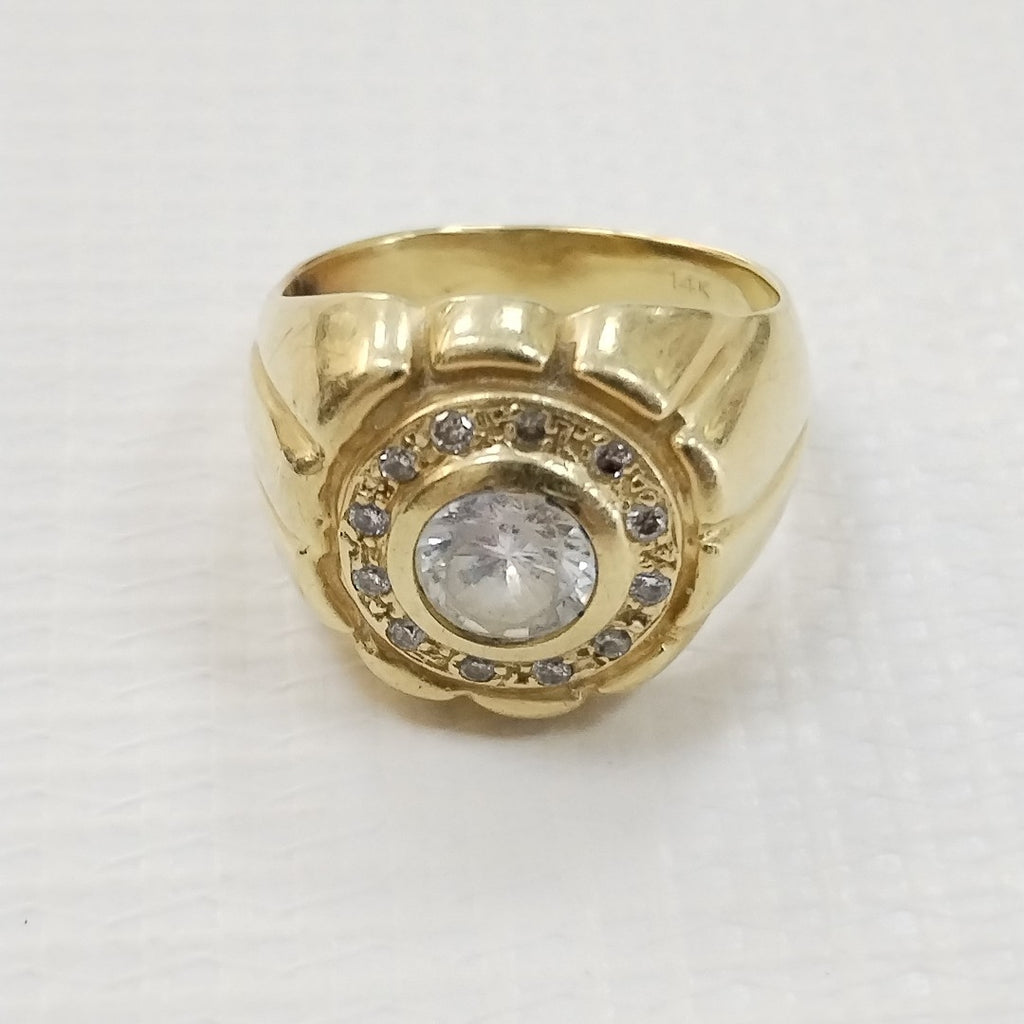 ANILLO ORO 14 K 12.6 GRMS (SEMINUEVO)
